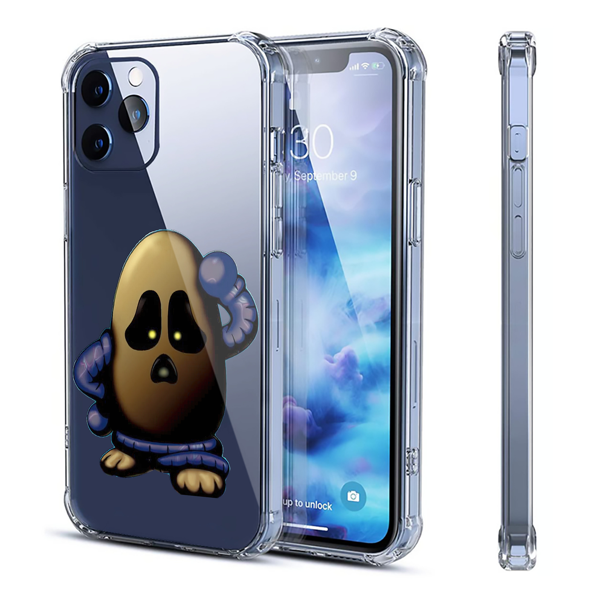 （画像用） 遊☆戯☆王 Yu-Gi-Oh! 【iPhone 12シリーズ対応】透明スマホケース（クリアソフトケース）